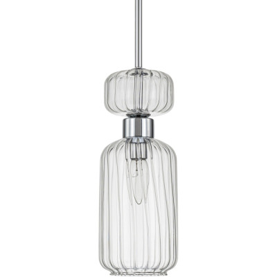 Подвесной светильник Gloss 1141/1S Chrome/Clear
