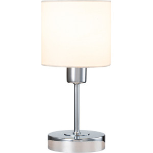 Интерьерная настольная лампа Denver 1109/1 Chrome/Beige