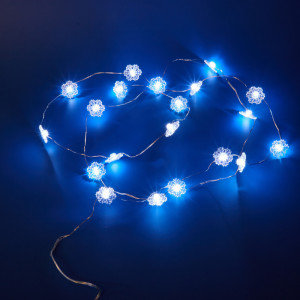 Гирлянда ULD ULD-S1900-020/STB/2AA WHITE IP20 SNOWFLAKES MINI