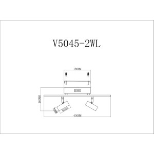 Спот Right V5045-2WL