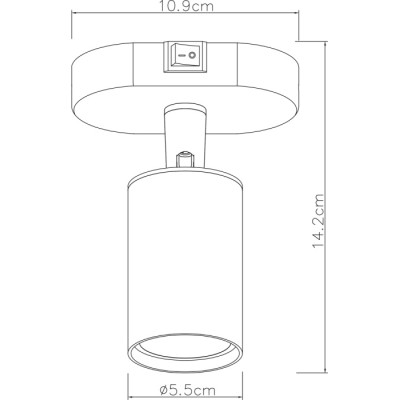 Спот Aquarius A3226AP-1WH