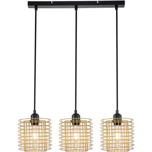 Подвесной светильник Grid 10190/3S Gold