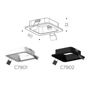 Основание для встраиваемого светильника C C7902