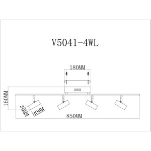 Спот Right V5041-4WL