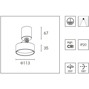 Спот WB85 WB8513DR