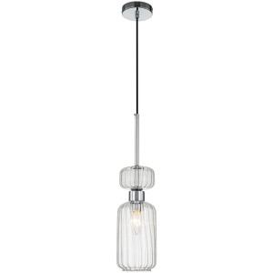 Подвесной светильник Gloss 1141/1S Chrome/Clear