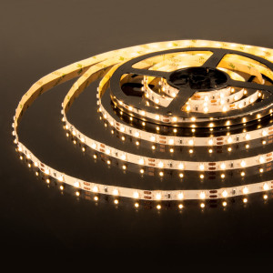 Светодиодная лента 12V 4,8W N Набор светодиодной ленты 12V 4,8W 60Led 2835 IP20 теплый белый, 5м