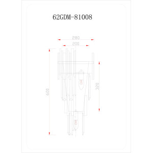 Бра  62GDM-81008
