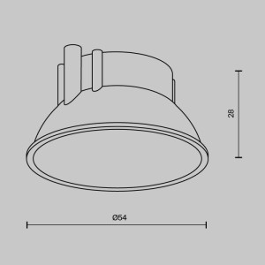 Декоративная рамка  Ring8-10W-RD-BS