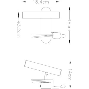 Спот Albert A2173AP-1PB